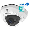 Milesight MS-C5373-PD 5MP NDAA AI Vandal-proof Mini Dome Network Camera - Cable Out